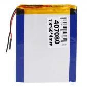 باتری لیتیوم 3500mAh 78*60*4mm 407080
