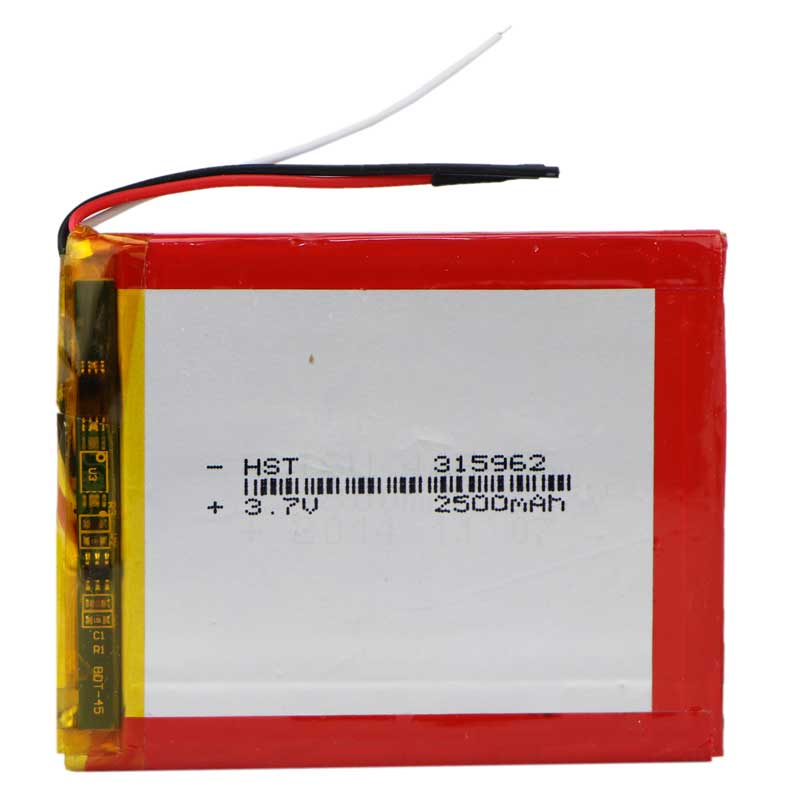 باتری لیتیوم 2500mAh 69*58*5mm 315962