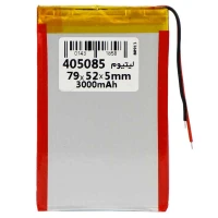 باتری لیتیوم 3000mAh 79*52*5mm 405085