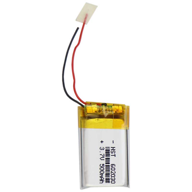 باتری لیتیوم هدست 500mAh 20*31*3mm 602030