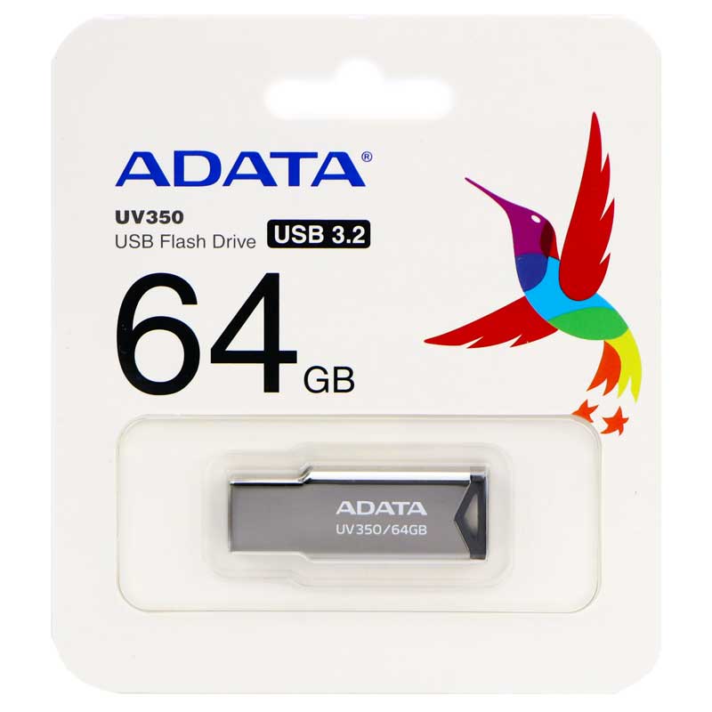 فلش 64 گیگ ای دیتا ADATA UV350 USB3.2