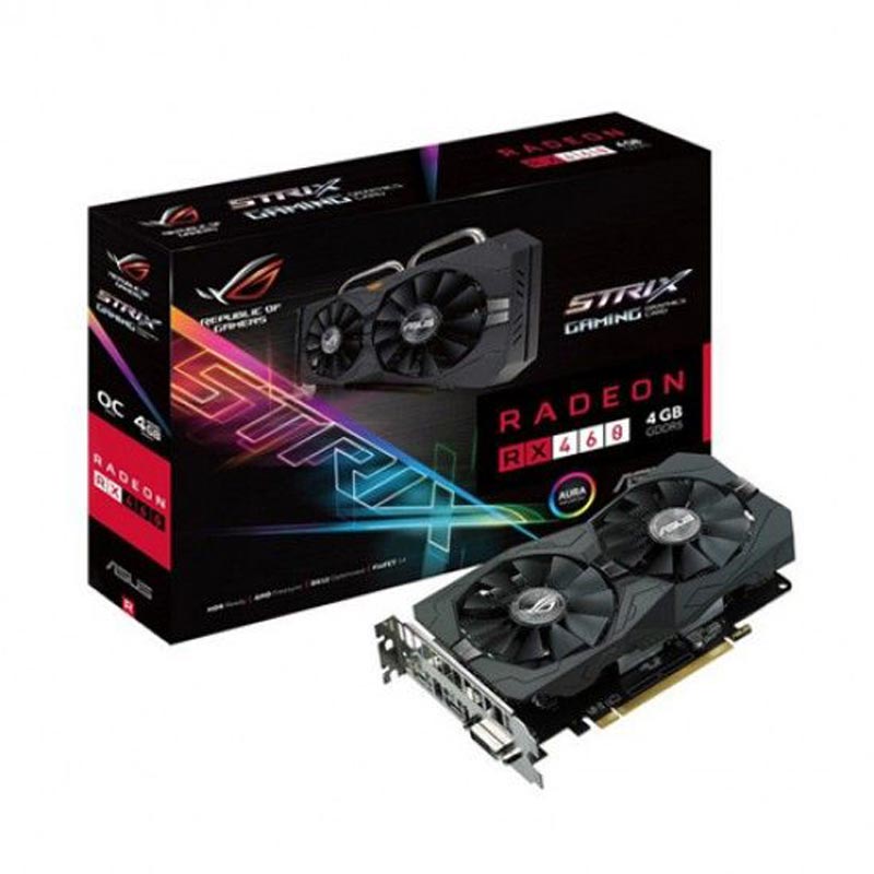 کارت گرافیک ASUS ROG STRICK RX460 4GB GDDR5