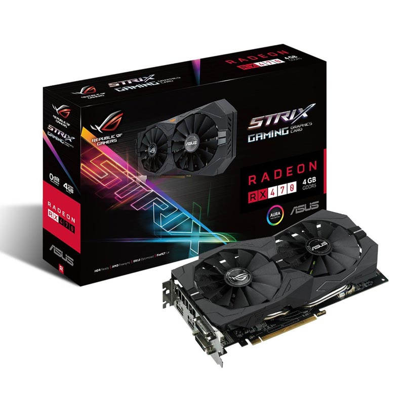 کارت گرافیک ASUS ROG STRICK RX470 4GB GDDR5
