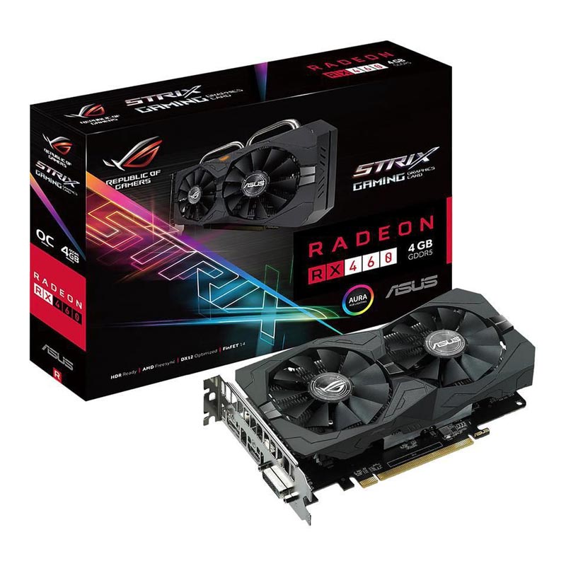 کارت گرافیک ASUS ROG STRIX RX460 O4G GDDR5
