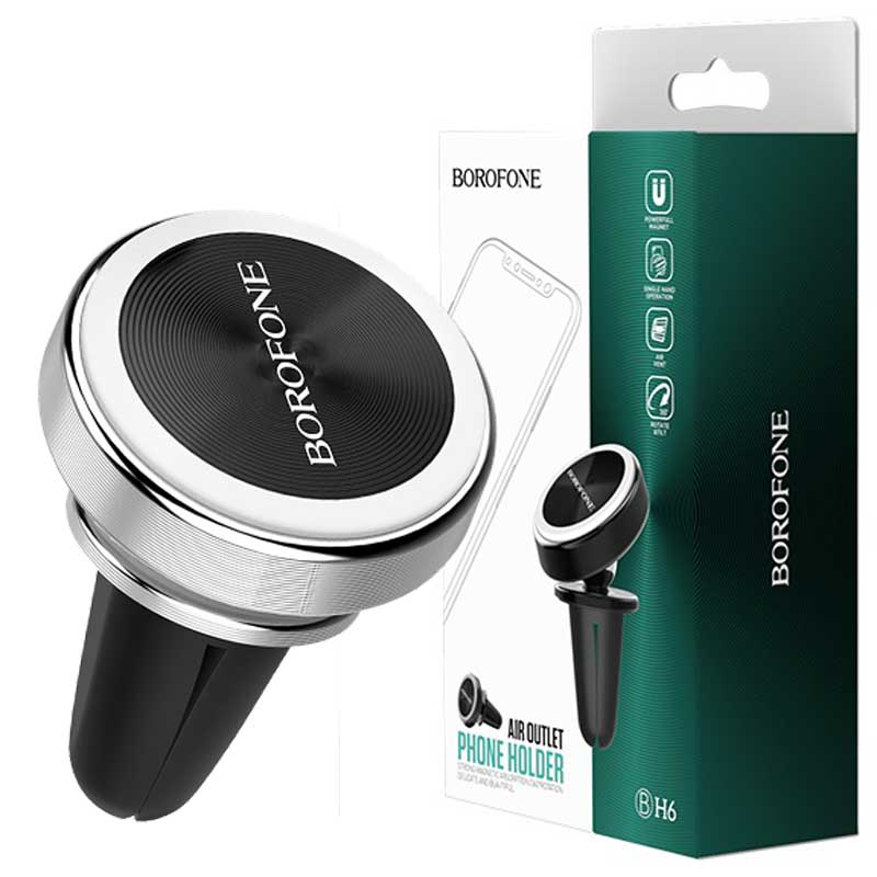 هولدر دریچه ای مگنتی Borofone BH6 Platinum (گارانتی 6 ماهه)