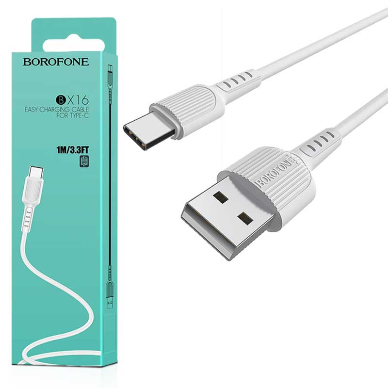 کابل Borofone BX16 1m Type-C (گارانتی 6 ماهه)