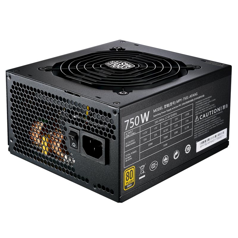 پاور ماژولار 750 وات کولر مستر Cooler Master MWE Gold