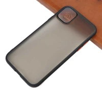 قاب PC مات محافظ لنز دار iPhone 11 مشکی