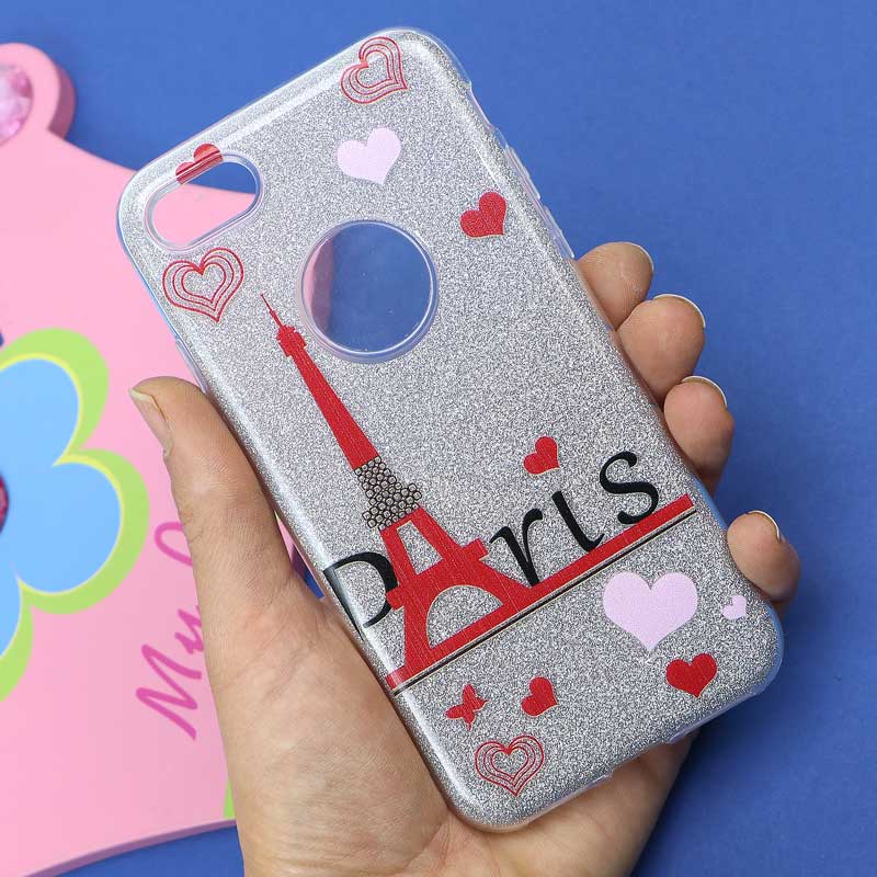 قاب اکلیلی فانتزی نقره ای iPhone 7/8 کد4
