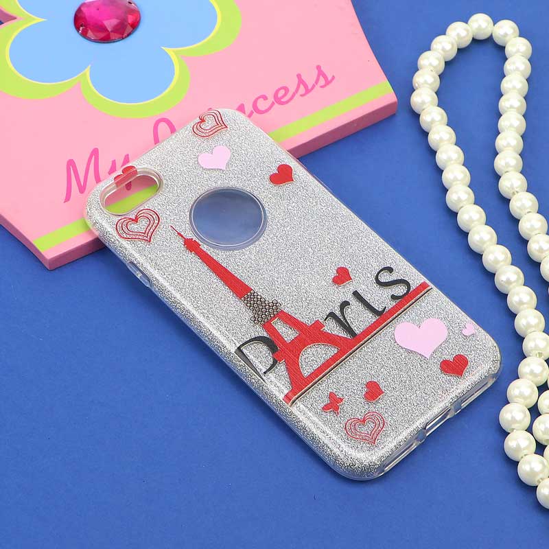 قاب اکلیلی فانتزی نقره ای iPhone 7/8 کد4