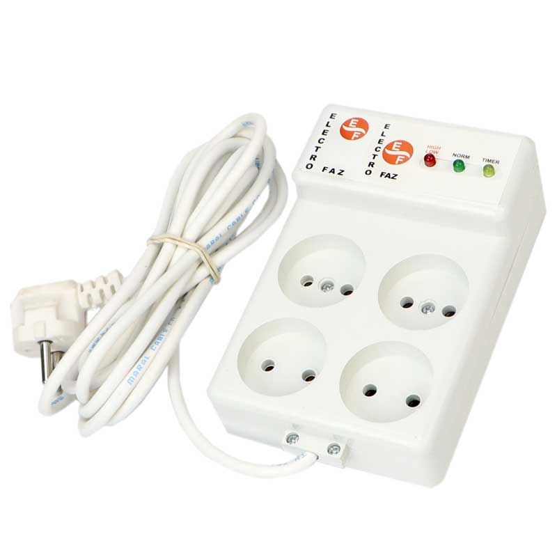 محافظ برق 4 خانه کامپیوتر الکتروفاز با کابل 3 متری Electro Faz 4002
