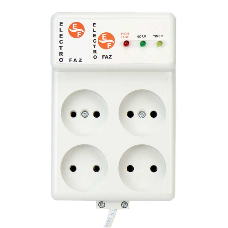 محافظ برق 4 خانه کامپیوتر الکتروفاز با کابل 3 متری Electro Faz 4002