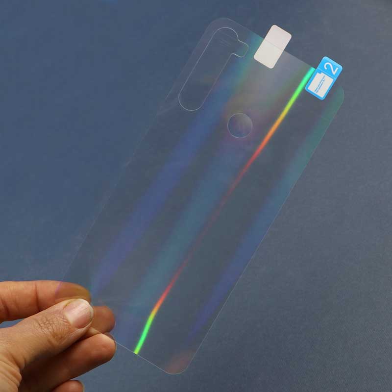 برچسب نانو پشت تمام لیزری Xiaomi Redmi Note 8
