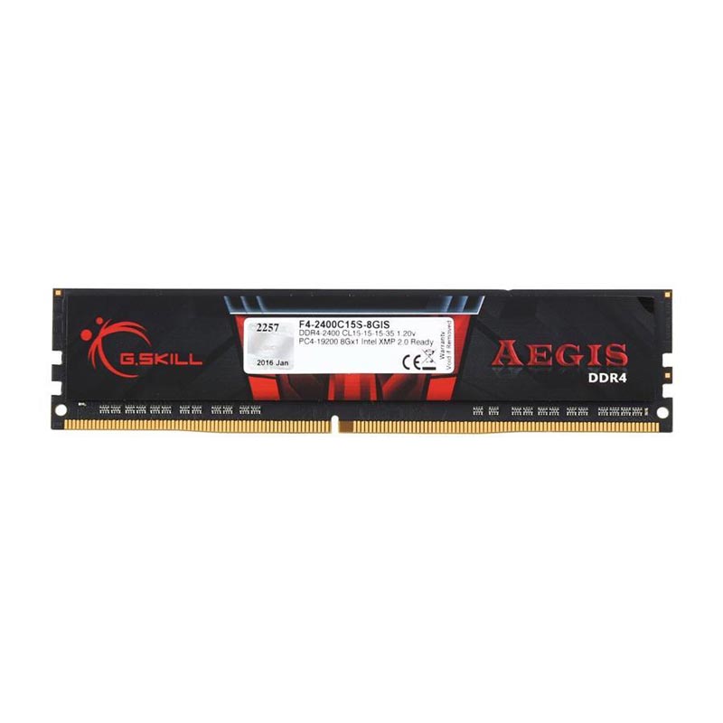 رم کامپیوتر G.SKILL AEGIS DDR4 8GB 2400MHz CL17 Single