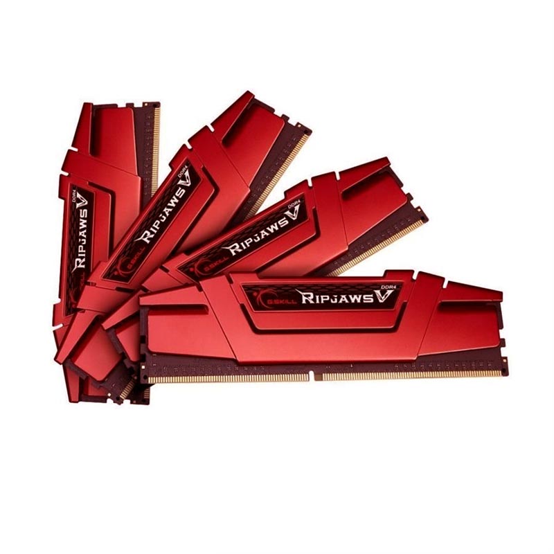 رم کامپیوتر G.SKILL RipjawsV DDR4 32GB 2400MHz CL15 Quad