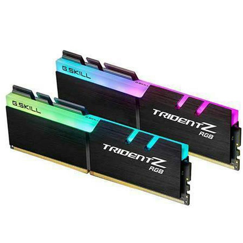 رم کامپیوتر G.SKILL Trident Z RGB DDR4 16GB 2400MHz CL15 Dual