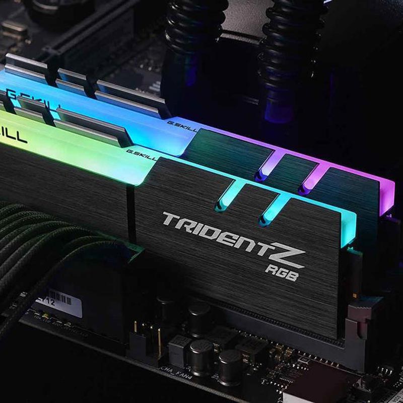 رم کامپیوتر G.SKILL TridentZ RGB DDR4 32GB 2400MHz CL15 Dual