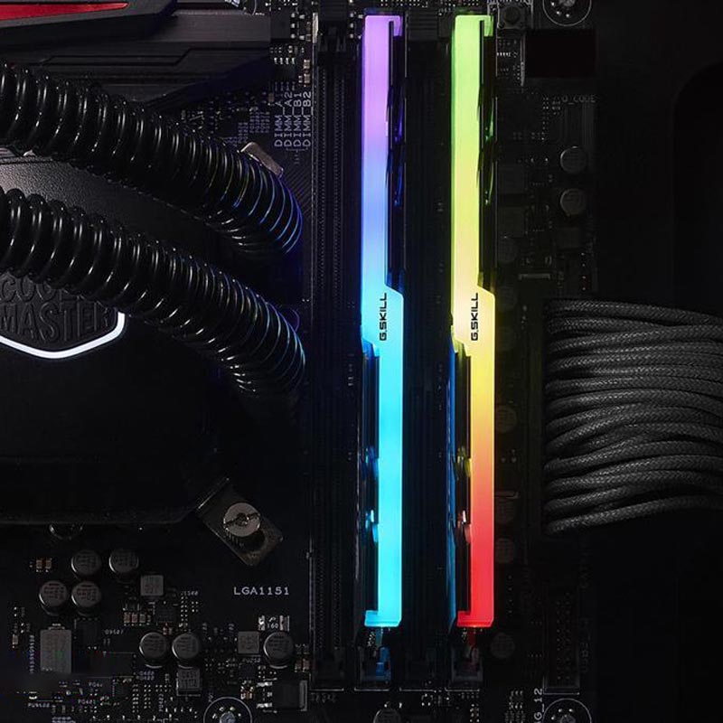 رم کامپیوتر G.SKILL TridentZ RGB DDR4 32GB 2400MHz CL15 Dual