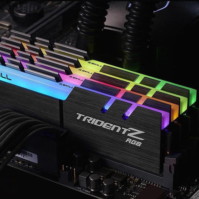 رم کامپیوتر G.SKILL TridentZ RGB DDR4 32GB 2400MHz CL15 Quad