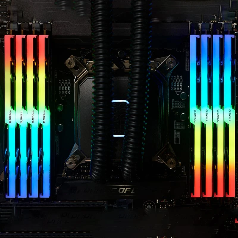 رم کامپیوتر G.SKILL TridentZ RGB DDR4 64GB 2400MHz CL15 Octa