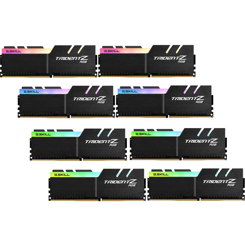 رم کامپیوتر G.SKILL TridentZ RGB DDR4 64GB 2400MHz CL15 Octa
