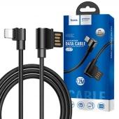 کابل آیفونی سر خمیده هوکو Hoco U37 1.2m (گارانتی 6 ماهه)