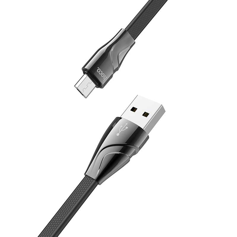 کابل میکرو یو اس بی هوکو Hoco U57 Twisting 1.2m (گارانتی 6 ماهه)
