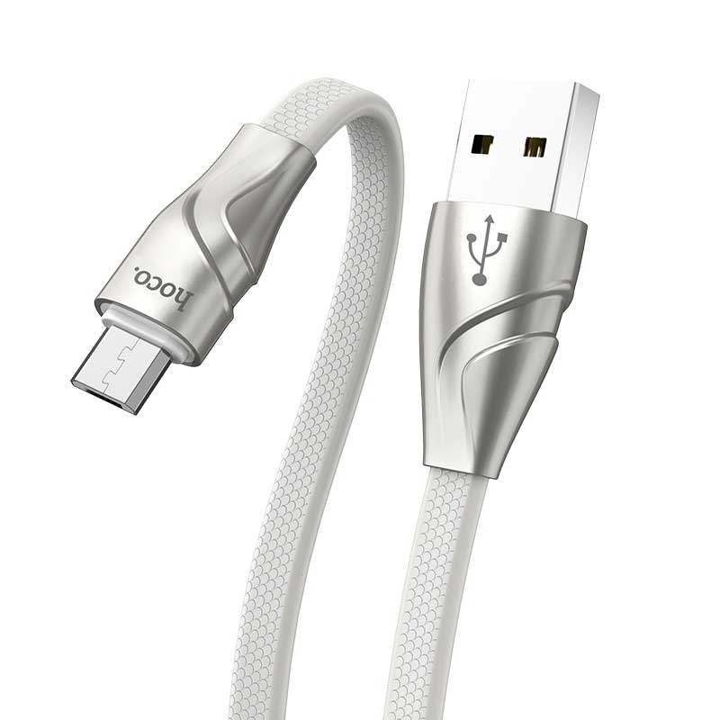 کابل میکرو یو اس بی هوکو Hoco U57 Twisting 1.2m (گارانتی 6 ماهه)