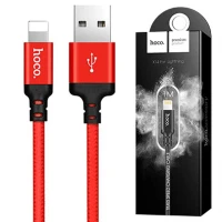 کابل کنفی سرفلزی آیفونی Hoco X14 Times Speed 2m
