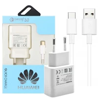 شارژر دیواری Huawei Quick charge + کابل Type-C