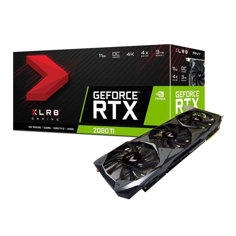 کارت گرافیک PNY GeForce RTX 2080Ti 11GB XLR8 GDDR6