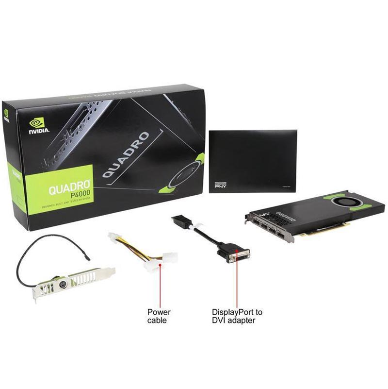 کارت گرافیک PNY Nvidia Quadro P4000 8GB GDDR5