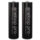 باتری دوتایی قلمی شارژی Panasonic Eneloop BK-3HCDE AA 2500mAh