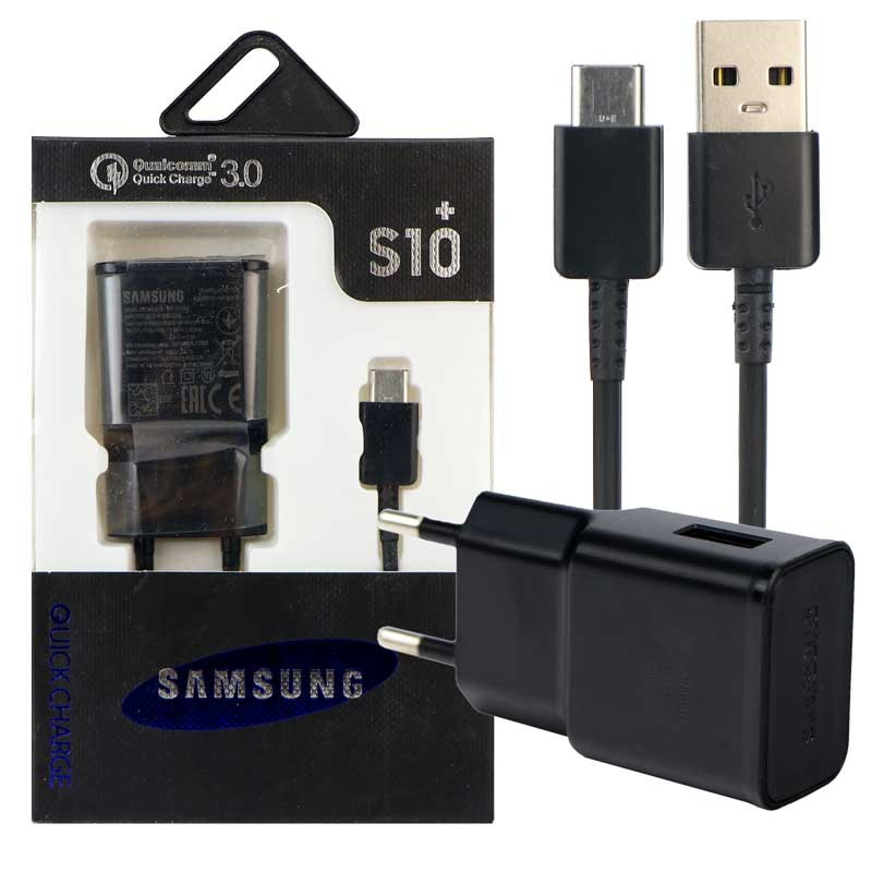 شارژر دیواری Samsung S10 EP-S10EWE + کابل تایپ سی