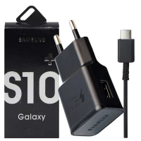 شارژر دیواری سامسونگ S10 Plus 2A + کابل تایپ سی