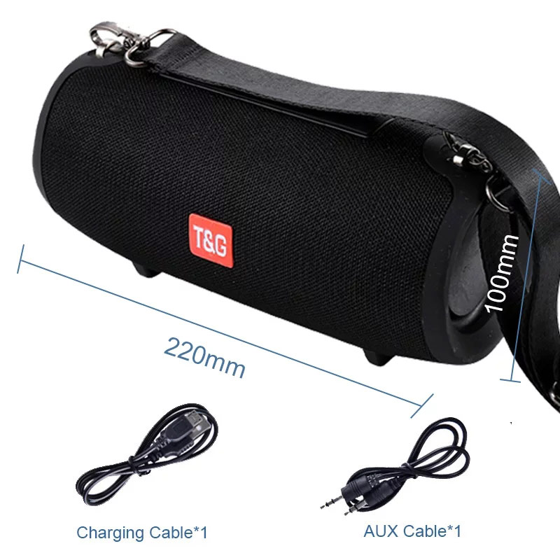 اسپیکر بلوتوثی رم و فلش خور T&G TG-125