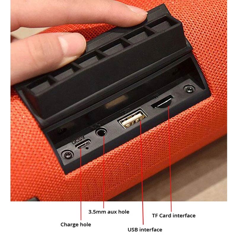 اسپیکر بلوتوثی رم و فلش خور T&G TG-125