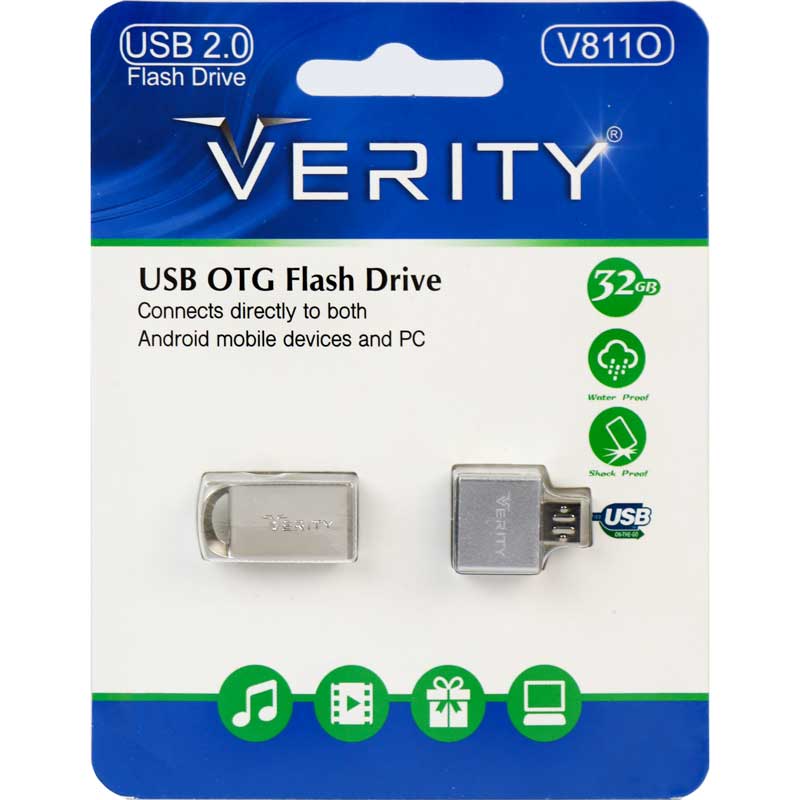 فلش 32 گیگ وریتی VERITY V811O + تبدیل OTG