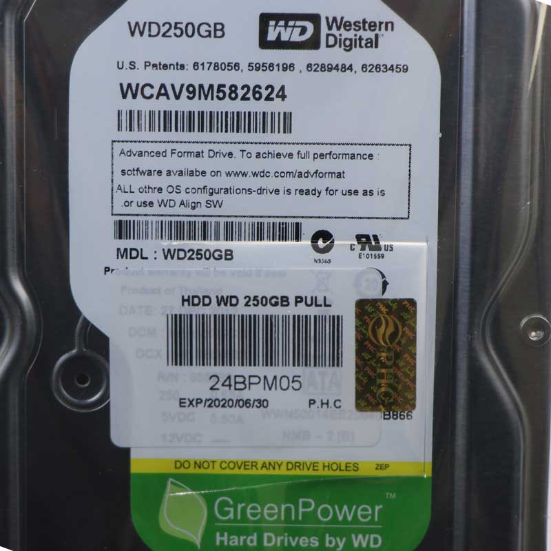 هارد اینترنال وسترن دیجیتال Western Digital Green 250GB