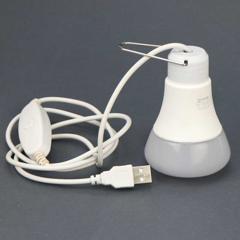 لامپ ZFR USB 3W کلید دار