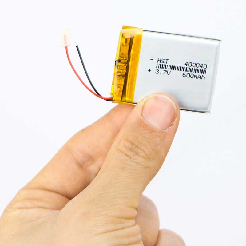 باتری لیتیوم 600mAh 39*30*4mm 403040