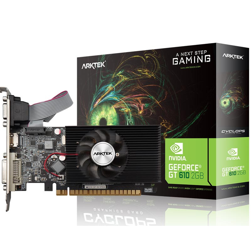 کارت گرافیک ARKTEK GT610 2GB DDR3 64bit
