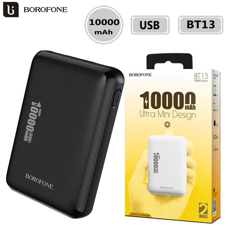 پاوربانک 10000 بروفون Borofone BT13 (گارانتی 6 ماهه)
