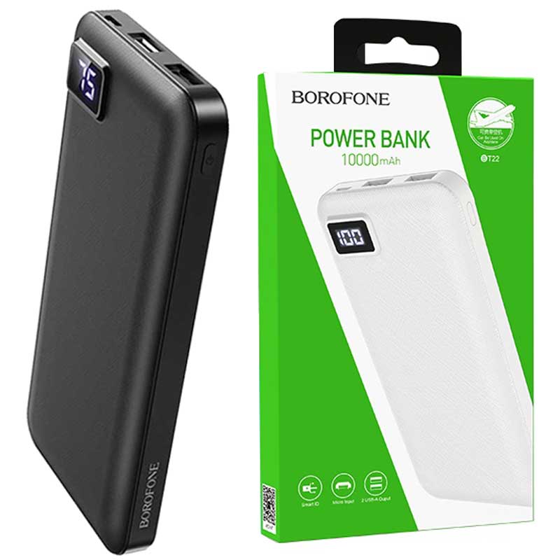 پاور بانک 10000 بروفون Borofone BT22 (گارانتی 6 ماهه)
