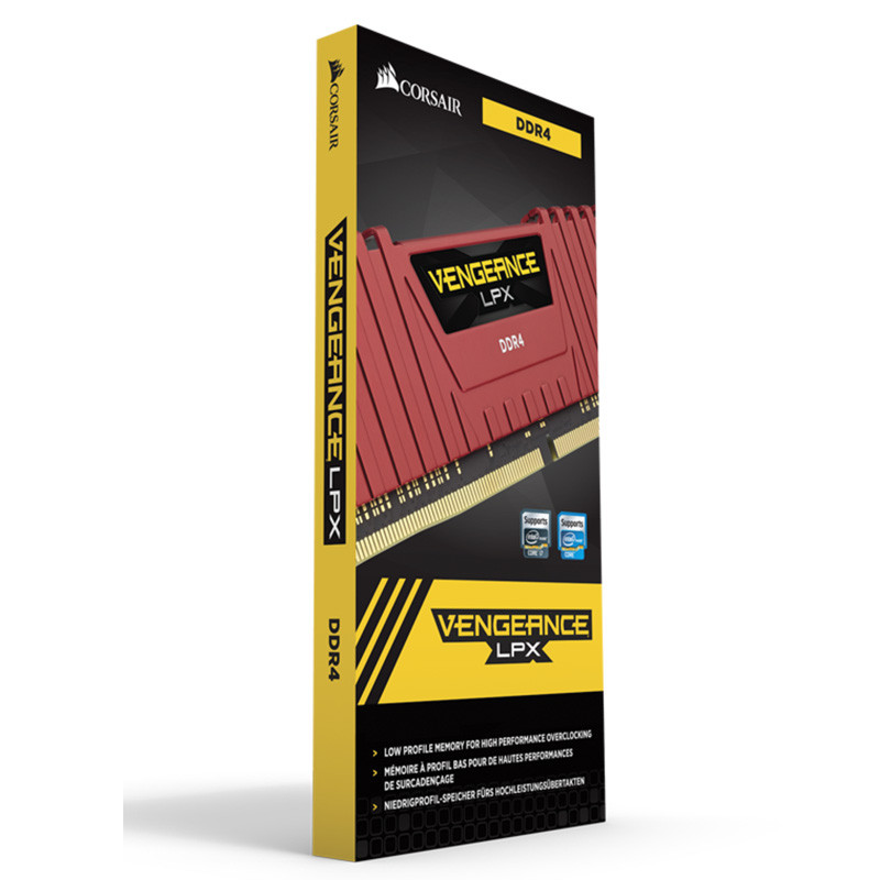 رم کامپیوتر کورسیر Corsair Vengeance LPX 8GB DDR4 2400MHz C16