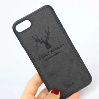 قاب چرمی طرح گوزن iPhone 7/8/SE