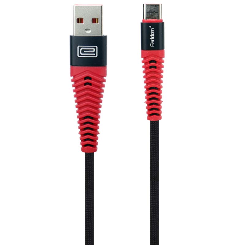کابل Earldom EC-060C 1m Type-C روکش دار