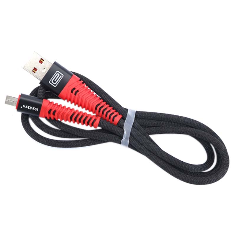 کابل میکرو یو اس بی Earldom EC-060m 1m روکش دار