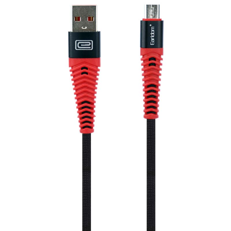 کابل میکرو یو اس بی Earldom EC-060m 1m روکش دار