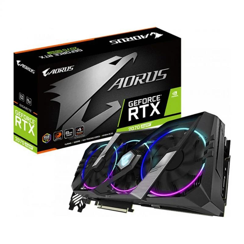 کارت گرافیک GIGABYTE AORUS GEFORCE RTX 2070 SUPER 8GB GDDR6